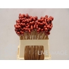 DECO stick heart red shining