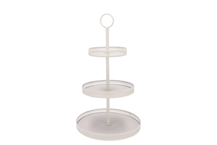 Storage Shelf Esi Metal Nordic White 37x65cm