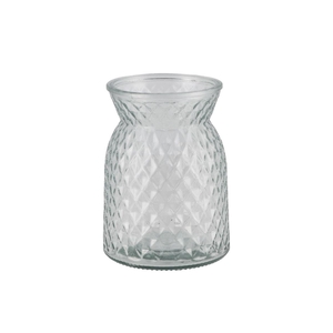 Diamond Clear Vase 12x16cm