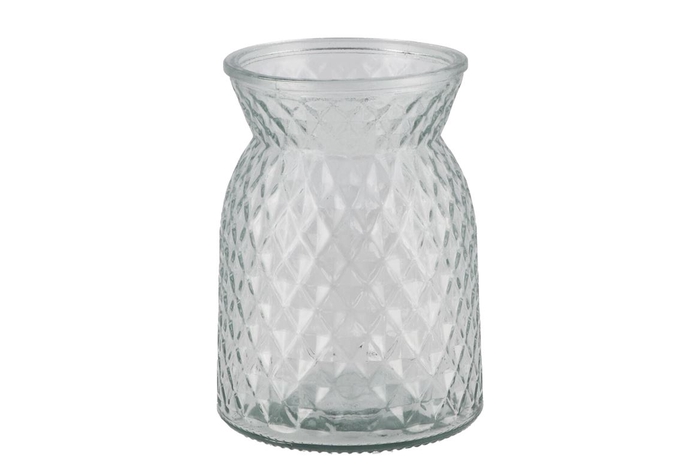 <h4>Diamond Clear Vase 12x16cm Nm</h4>