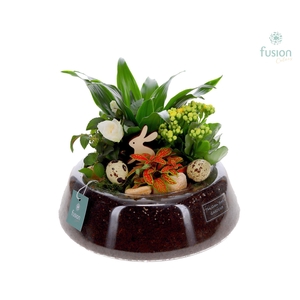 Green Bottle Christel Large Pasen met Arrangement