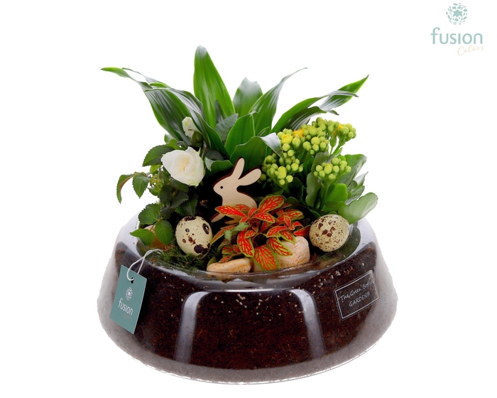 <h4>Green Bottle Christel Large Pasen met Arrangement</h4>