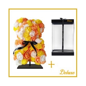 arr3 Deco beer 25cm - Summer geel wit oranje