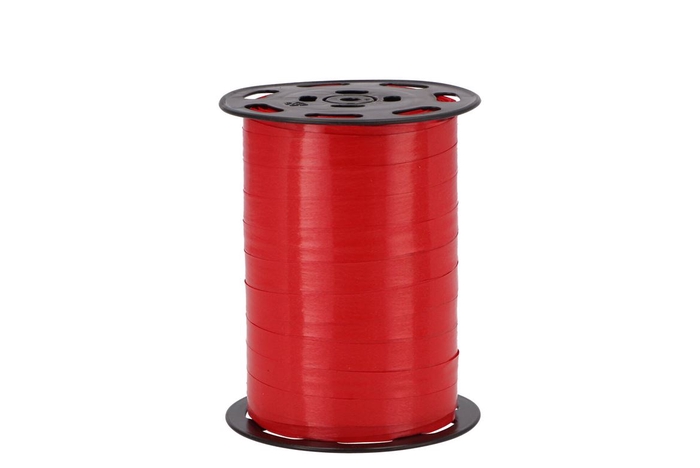 Ruban D'emballage Poly 1cm Rouge Par 250 Mètres