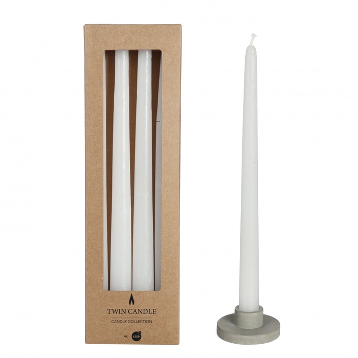 <h4>Candle Dinner candles d2.1*30cm rust.x4</h4>