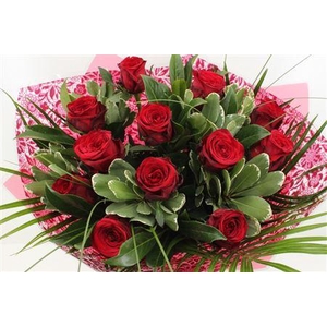 Boeket Rozen 12 Rood