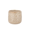 Liv Sand Structure Pot 14x14x13cm