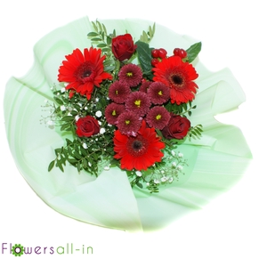 Aqua Boeket Rood