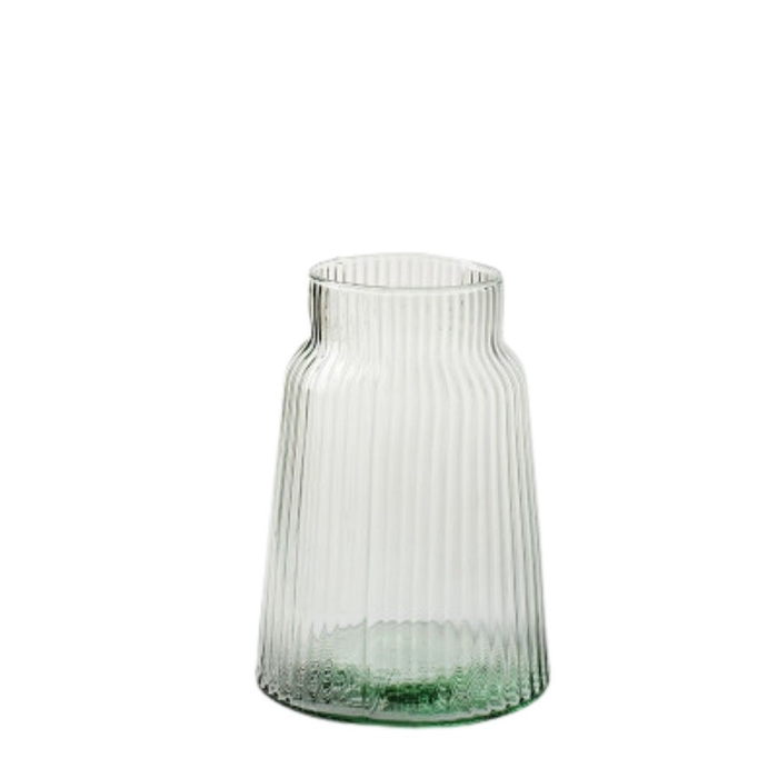 <h4>Glas Eco vaas Atlas rib d14.5*20cm</h4>
