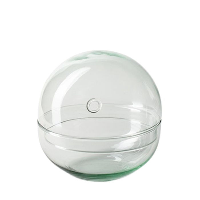 Glass Eco Cloche+bowl d15*15cm
