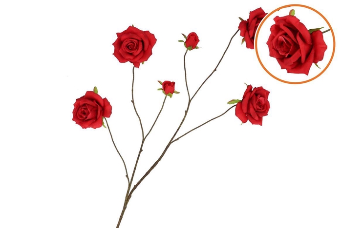 <h4>Silk Roses Wild Red 126cm Nm</h4>
