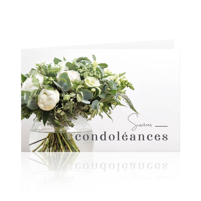 <h4>Sincères condoléances (1109902F)</h4>
