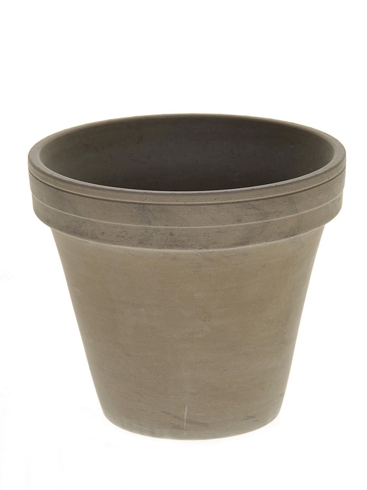 <h4>DF03-885079100 - Pot Bailey d17.7xh15.8 grey</h4>
