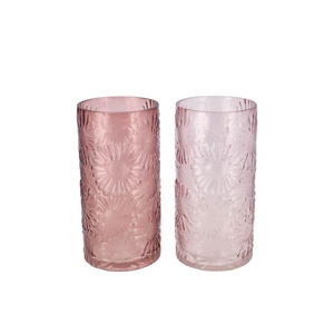 Lily Old Pink Mix Vase Cilinder Ass 10x20cm