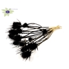 Cardi distel bleached 10pc/bunch 55cm black