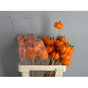 Stick Pumpkin 6cm Orange