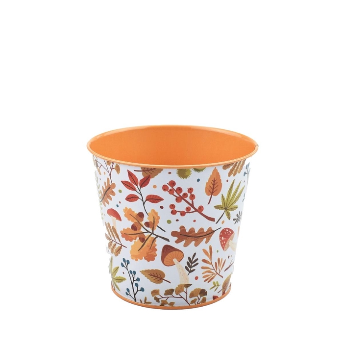 <h4>Herfst Zink Autumn pot d13*11.5cm</h4>