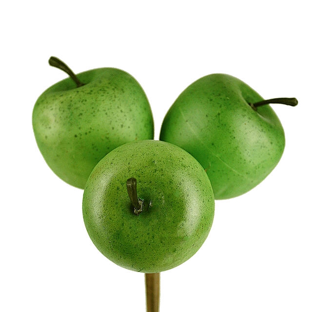 <h4>Bijsteker Appel 3x 4cm+50cm stok groen</h4>