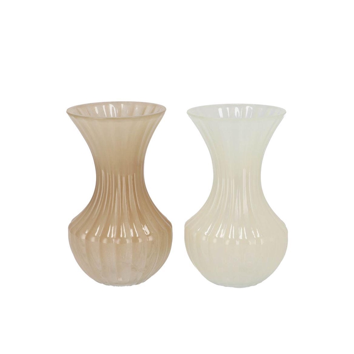 <h4>Taylor Sand Vase Cone Neck Ass 9x16cm</h4>