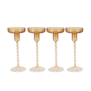 Jules Natural Brown Candle Holder Ass 9x22cm Nm