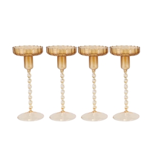 Jules Natural Brown Candle Holder Ass 9x22cm