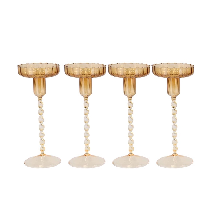 <h4>Jules Natural Brown Candle Holder Ass 9x22cm Nm</h4>