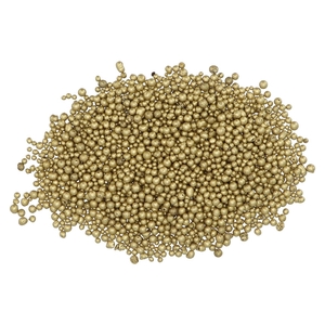 Garnish Pearls Deco Gold 4-8mm P/4ltr