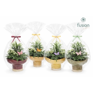 Keramiek schaal Large met Voorjaar Arrangement