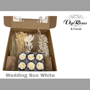 DRIED WEDDINGBOX WHITE