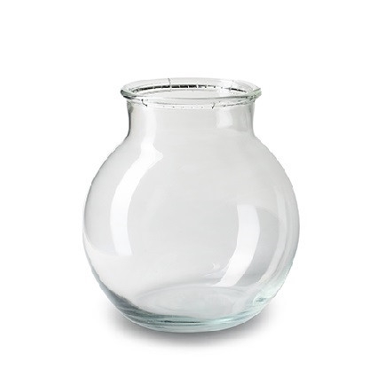 <h4>Glass ball vase jeremy d20 20cm</h4>