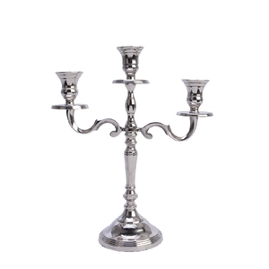 Homedeco Candleholder alu 3arms d23*30cm