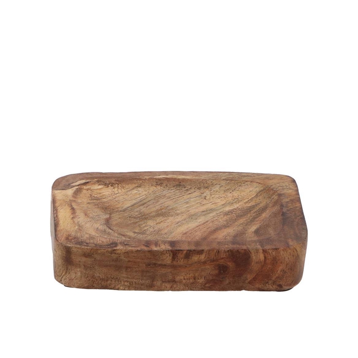 <h4>Amber Schaal Mango Hout 13x10x3cm Nm</h4>