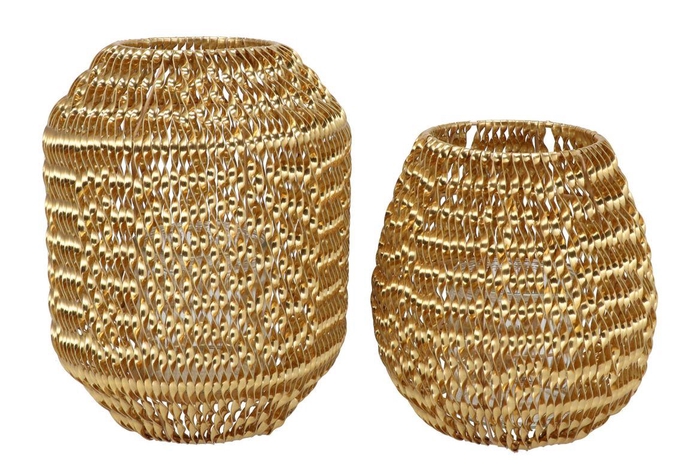 <h4>Cruz Golden Latern Metal Frame Ass 11x20x27cm</h4>