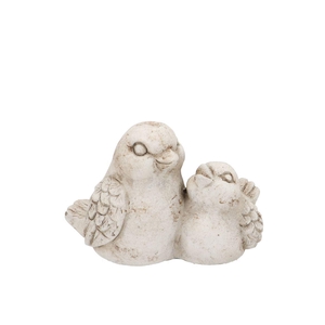 Concrete Antique Birds 16x10x12cm