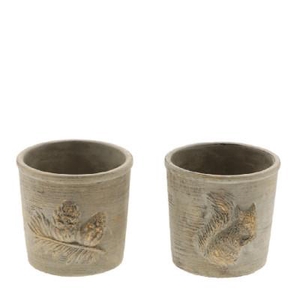 Autumn Minka pot d12*10cm