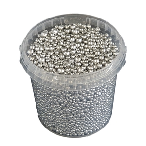 Terracotta pearls 1 ltr bucket Silver