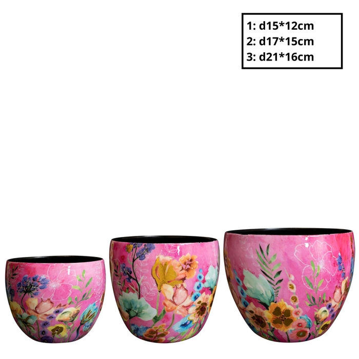 <h4>Fiesta pot S/3 d21*16cm</h4>