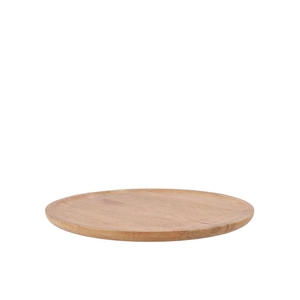 Mumbai Mango Wooden Tray Round Small Edge 38x38x2cm