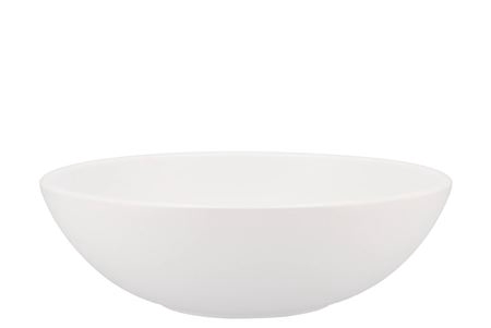 <h4>Vinci Matt White Bowl Low 25x8cm</h4>