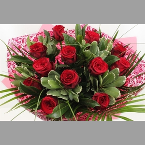 Boeket Rozen 12 Rood