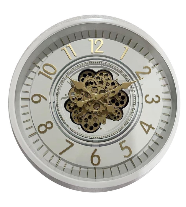 <h4>Clock Gear Ø66cm White 31036</h4>