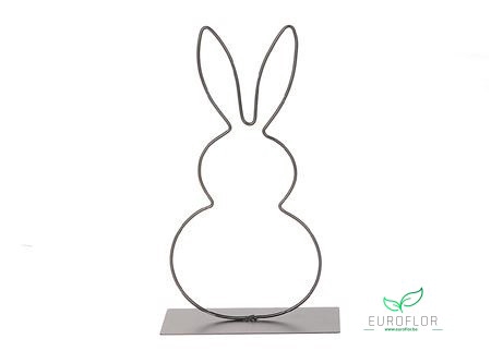 METAL FRAME - RABBIT DISPLAY 21X8XH45 BLACK