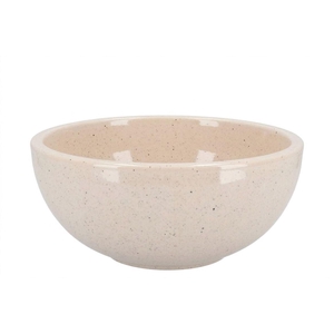 Ceramic Beige Stone Bowl 26x12cm