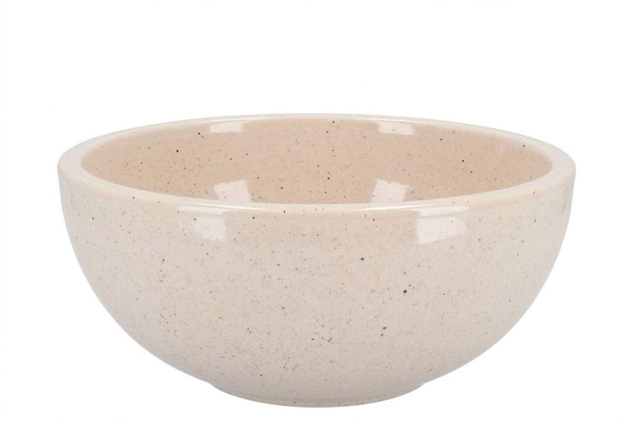 <h4>Ceramic Beige Stone Bowl 26x12cm</h4>