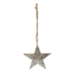 Kerst Hanger ster 10cm