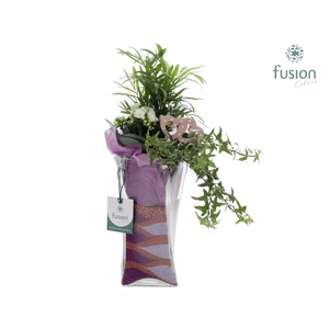 Glazen Twistervaas met Arrangement