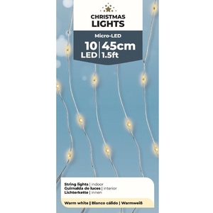 Kerst LED draad  10L incl.batt