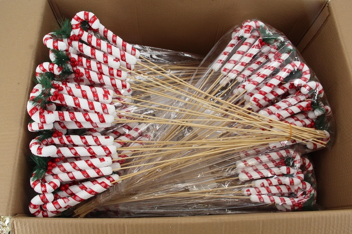 <h4>Stick Candy Cane Red/White</h4>
