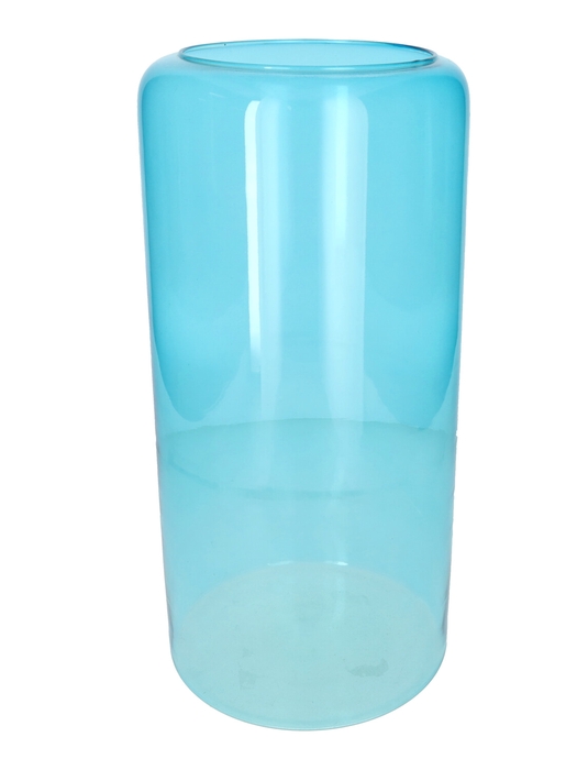 <h4>DF02-883922000 - Vase Bouton d13.5/18.5xh30 blue transparent Eco</h4>