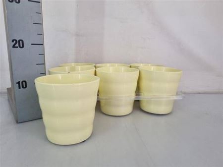 Deco Pot H% Geel